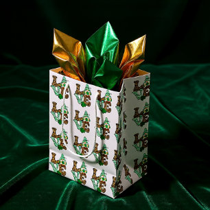 Sac Cadeau Moyen Lucky Love Gnome St. Patrick's Day