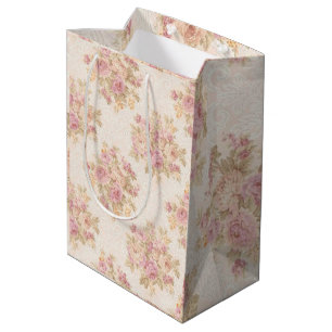 Sac Cadeau Moyen Luxe floral