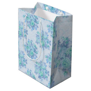 Sac Cadeau Moyen Luxe floral