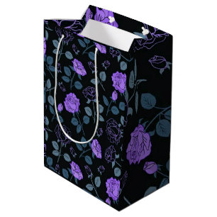 Sac Cadeau Moyen Luxe floral