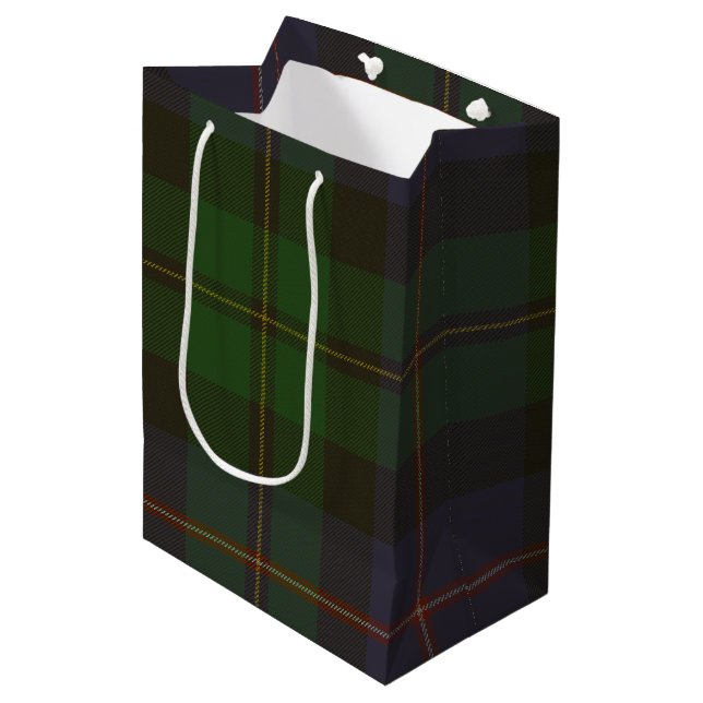 Sac Cadeau Moyen MacNeil Tartan (Devant Angle)