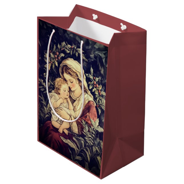 Sac Cadeau Moyen Madonna and Child Vintage (Dos Angle)