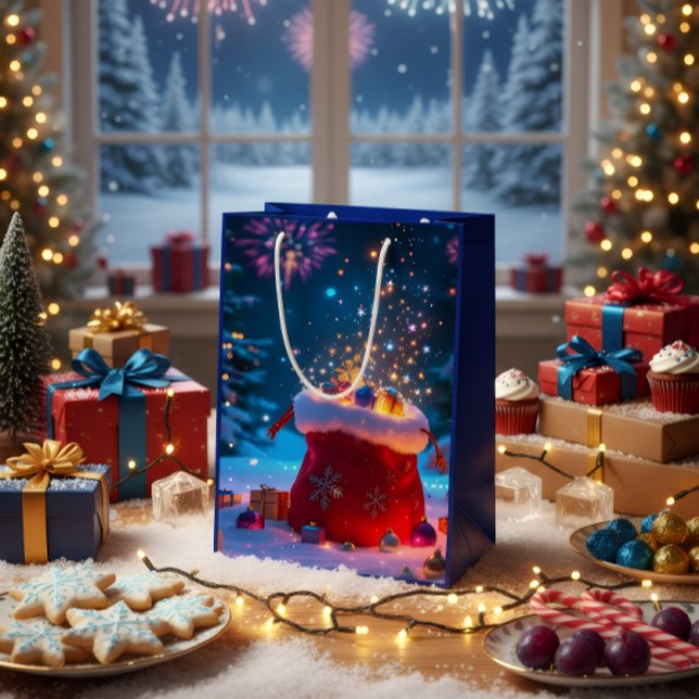 Sac Cadeau Moyen Magical Santa Sack Christmas Gift Bag (Créateur téléchargé)