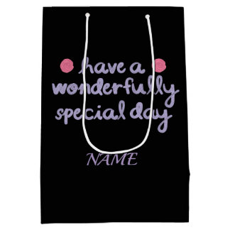 Sac Cadeau Moyen Magnifique Collection de Cadeaux et Anniversaire d