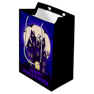 Sac Cadeau Moyen Maison de Lune Hantée