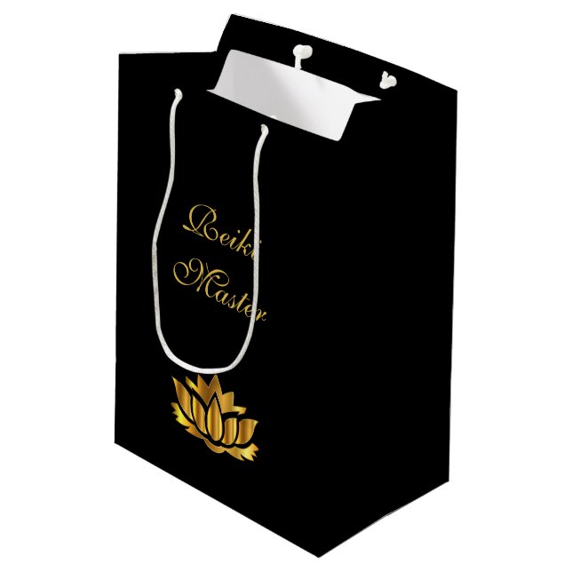 Sac Cadeau Moyen Maître Reiki (Dos Angle)