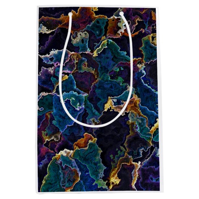 Sac Cadeau Moyen Marche à huile (Devant)