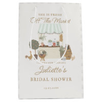 Marché de fermier vert Faveur de douche de mariage