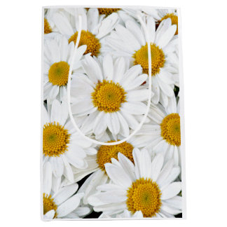 Sac Cadeau Moyen Marguerites