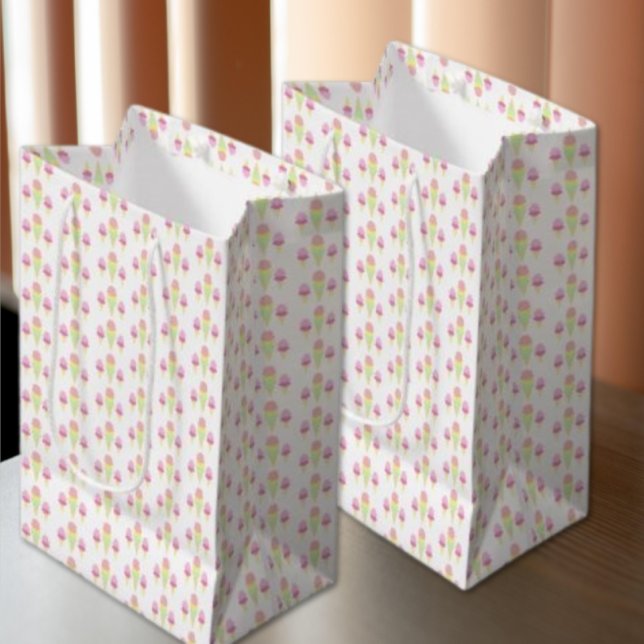 Sac Cadeau Moyen Mariage avec glace à la cuillère (Créateur téléchargé)