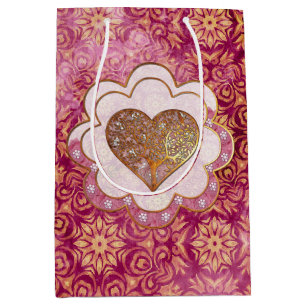 Sac Cadeau Moyen Mariages Bohemian Valentine Whimsey 3D VALENTINES