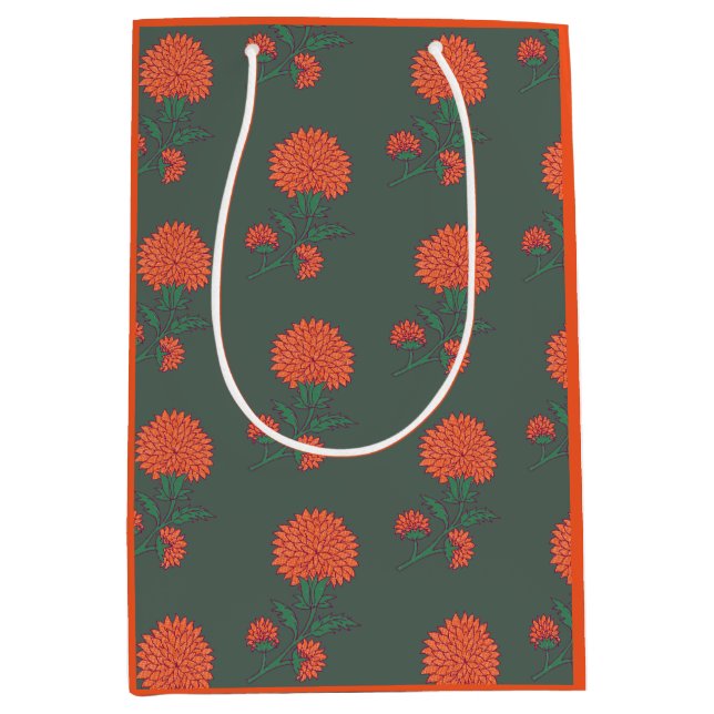 Sac Cadeau Moyen Marigold on Green (Cup of Laughter) (Devant)