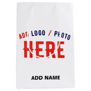 SAC CADEAU MOYEN MARQUE BLANCHE VERIFIEE PERSONNALISABLE MODERNE ET