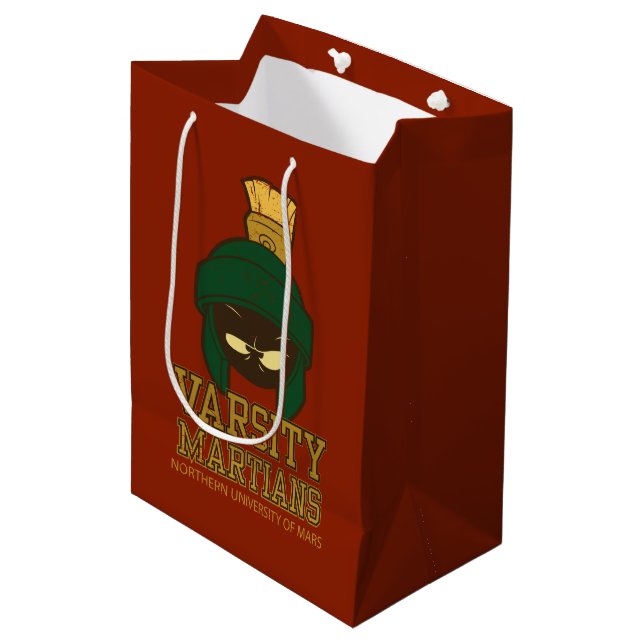 Sac Cadeau Moyen MARVIN MARTIAN™ Varsity Collegiate Graphic (Devant Angle)