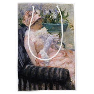 Sac Cadeau Moyen Mary Cassatt - La tasse de thé