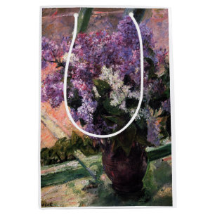 Sac Cadeau Moyen Mary Cassatt - Lilacs dans une fenêtre