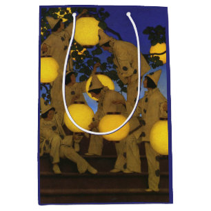 Sac Cadeau Moyen Maxfield Parrish Les Porteurs de Lanternes 1908 Vi