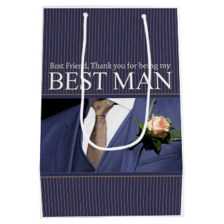 Sac Cadeau Moyen meilleur ami homme merci