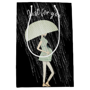Sac Cadeau Moyen Mère attenante avec parapluie