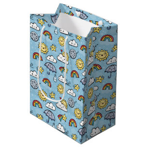 Sac Cadeau Moyen Météo mignonne