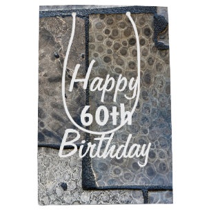 Sac Cadeau Moyen Michigan Petoskey Stone 60e anniversaire