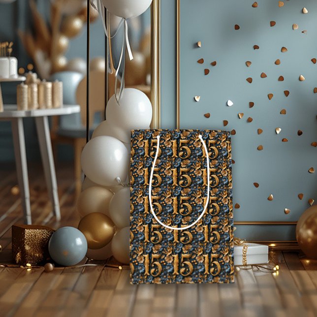 Sac Cadeau Moyen Mis Quince Quinceanera 15e anniversaire (Créateur téléchargé)