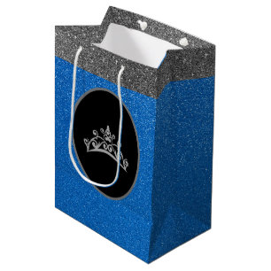 Sac Cadeau Moyen Miss Pageant Tiara Crown Royal FX Parties scintill