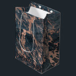 Sac Cadeau Moyen Misty Rustic Bleu & Rose Or rose Glam Marbre<br><div class="desc">Des éléments correspondants sont disponibles.</div>