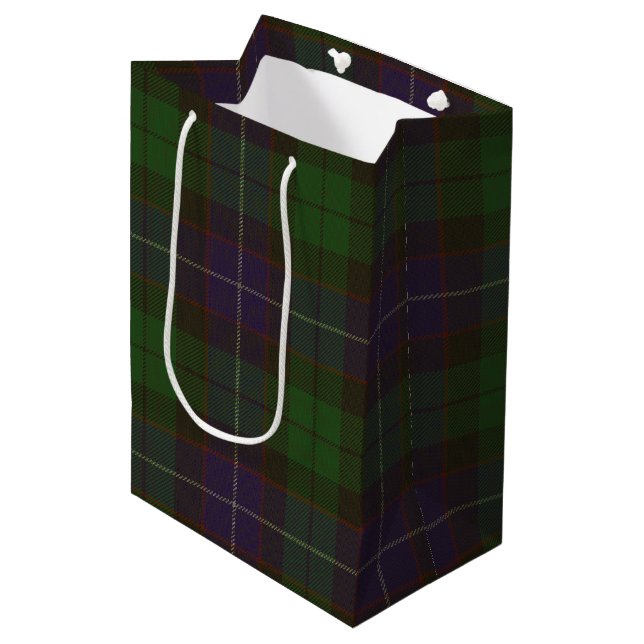 Sac Cadeau Moyen Mitchell Tartan (Devant Angle)