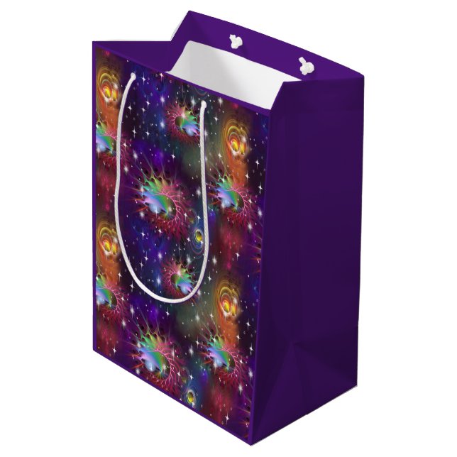 Sac Cadeau Moyen Mon Glamour Funky Disco Motif (Dos Angle)