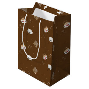 Sac Cadeau Moyen Monde caféiné (Motif)