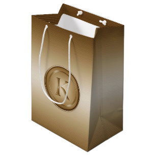 Sac Cadeau Moyen Monogramme "Lettre K"