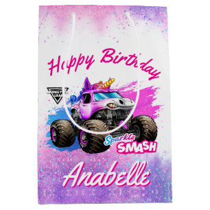 Sac Cadeau Moyen Monster Jam - Sparkle Smash Anniversaire