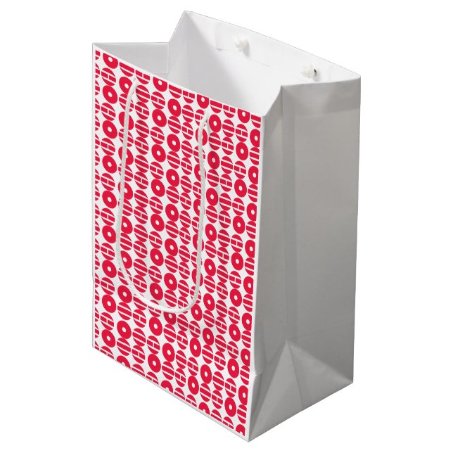Sac Cadeau Moyen Monstre enveloppé (Devant Angle)