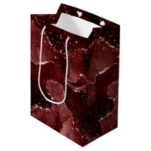 Sac Cadeau Moyen Moody Agate Henné sang rouge grenat bijou ton