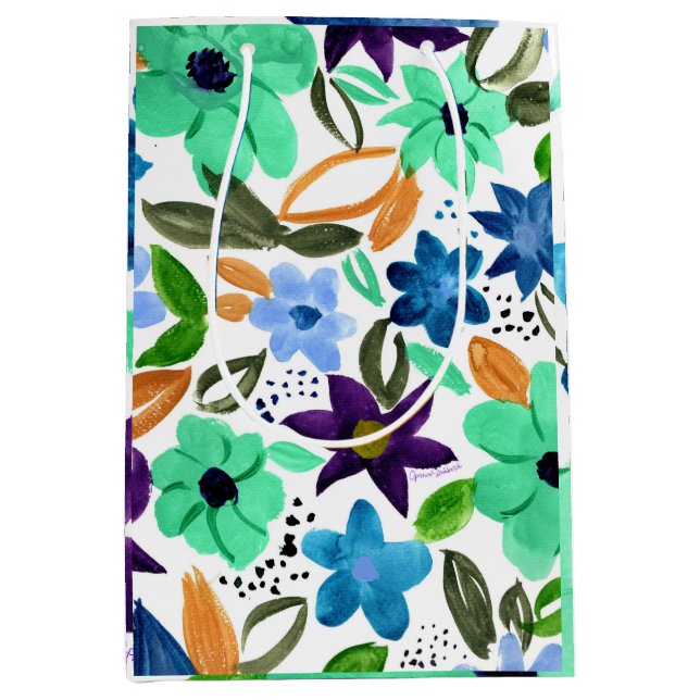 Sac cadeau moyen Morning Mint (Devant)