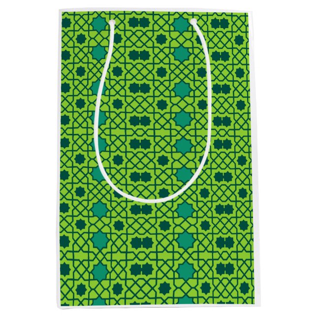 Sac Cadeau Moyen moroccan zelij (Devant)