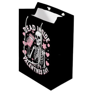 Sac Cadeau Moyen Mort à l'intérieur mais c'est la Saint-Valentin Sq