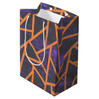 Sac Cadeau Moyen Mosaïque d'Halloween