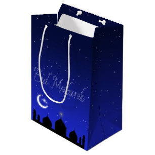 Sac Cadeau Moyen Mosquée des étoiles de nuit de l'Aïd Moubarak