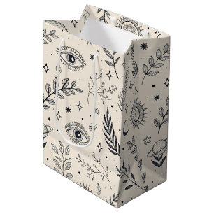 Sac Cadeau Moyen Motif botanique céleste (5)