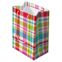 Motif carreaux plaid arc-en-ciel vif