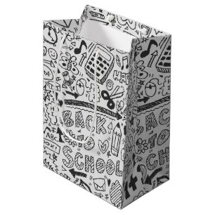 Sac Cadeau Moyen motif chimique de l'école