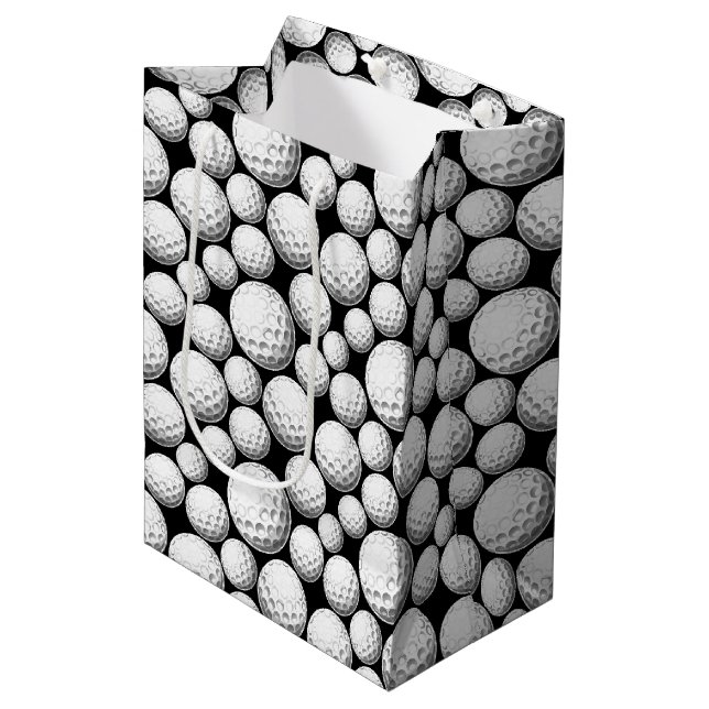 Sac Cadeau Moyen motif cool de golf à bille (Devant Angle)