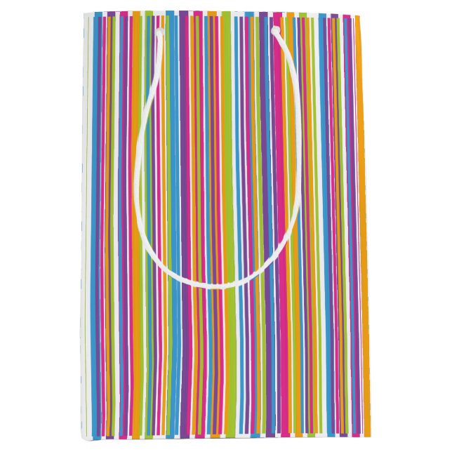 Sac Cadeau Moyen Motif de bonbons (Devant)