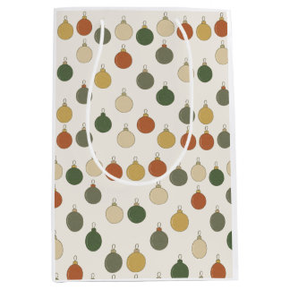 Sac Cadeau Moyen Motif de boules rondes
