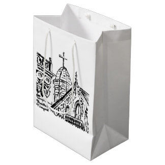 Sac Cadeau Moyen Motif de campement par Babbie - Martha's Vineyard