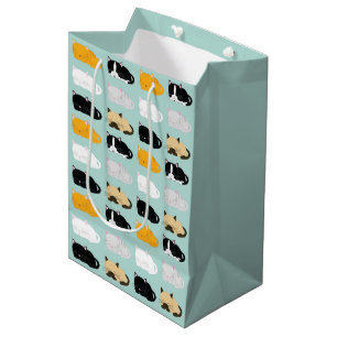 Sac Cadeau Moyen Motif de chats