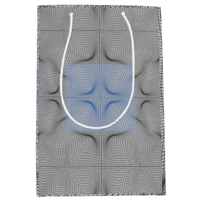 Sac Cadeau Moyen Motif filaire 08.B LGrey BG (Devant)