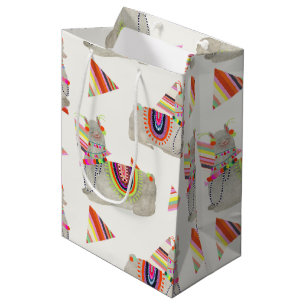 Sac Cadeau Moyen Motif II de collection de Llamarama